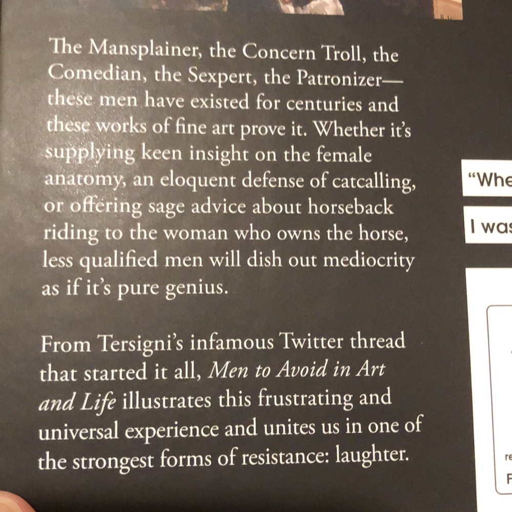 BOOK - Men to Avoid in Art and Life by Nicole Tersigni - Picture 4 of 9